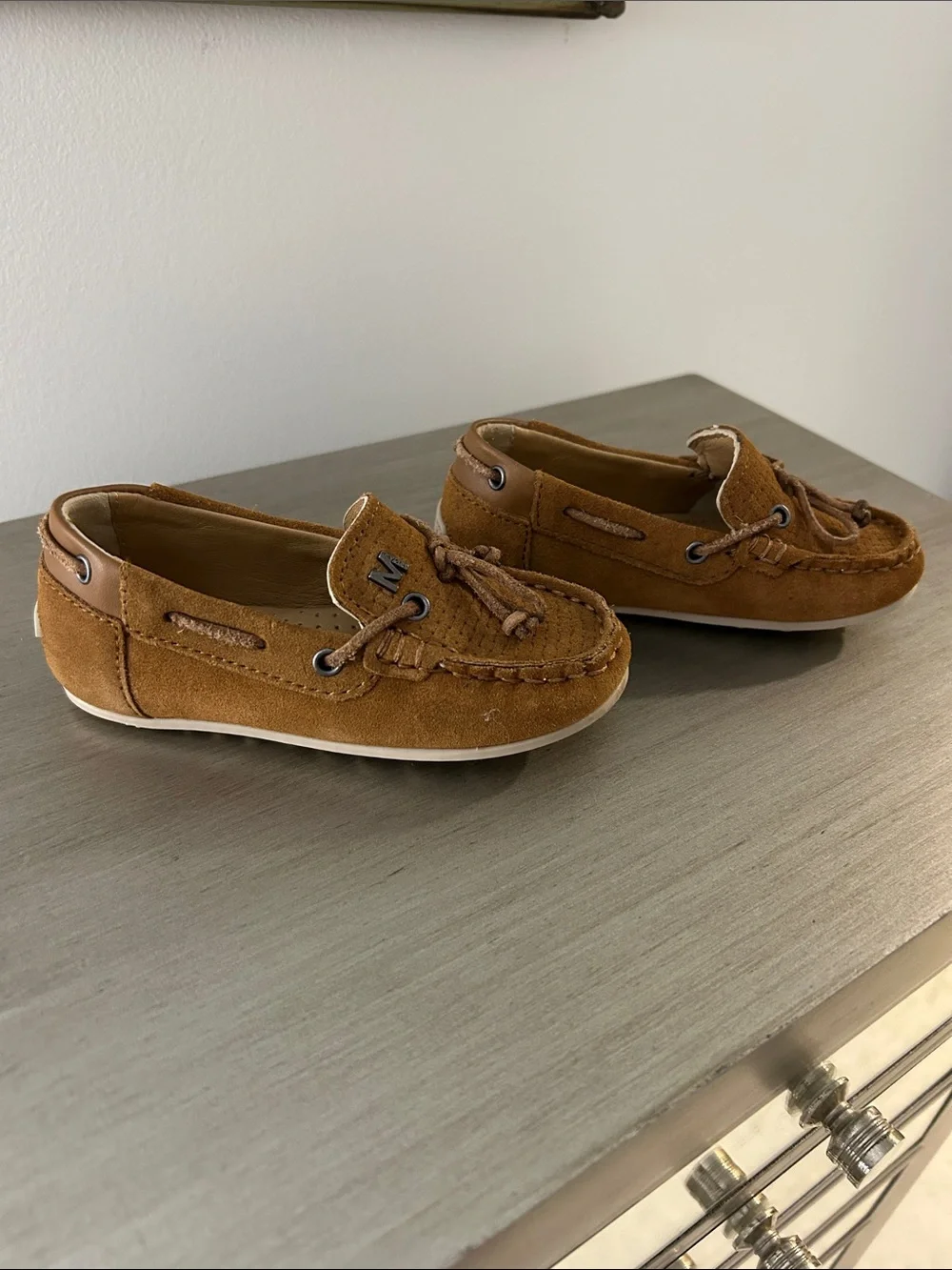 Mayoral Brown Suede Kids Loafers